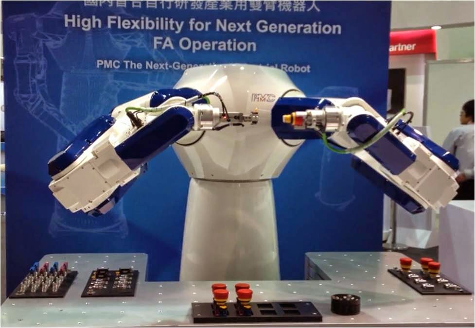 PMC 14-axis dual-arm robot